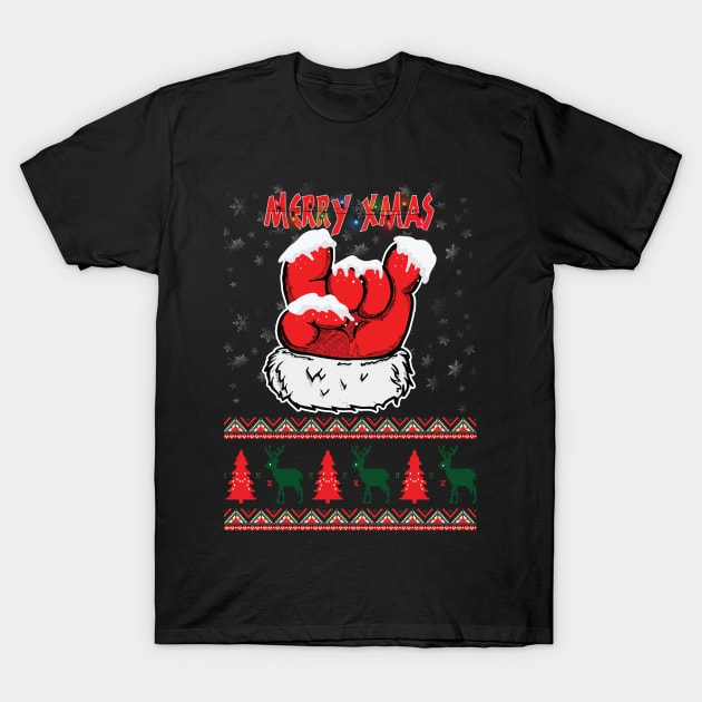 Merry Xmas T-shirt T-Shirt by Riyadkhandaker